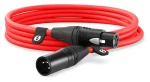 Rode XLR3M- R červený / Audio kábel XLR / 3 m (XLR3M-R)