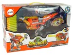 Mamido Dinobots 2v1 Velociraptor oranžový