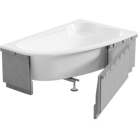 MEXEN - X-ST polystyrénový plášť na rohovú vaňu 240, biela 55022-01