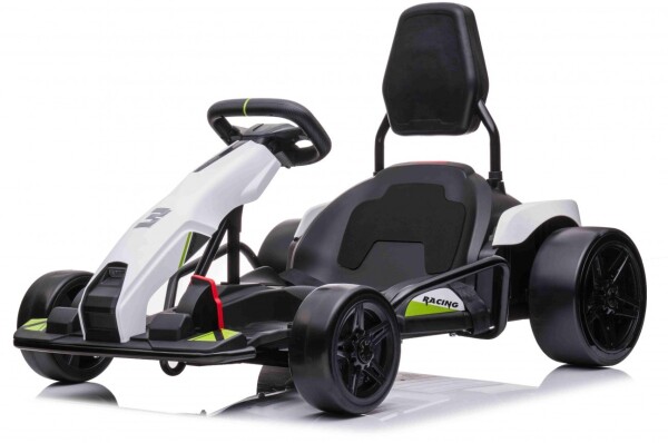 Mamido Detská elektrická motokára Fast 3 Drift biela