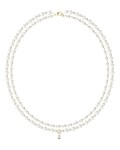 Guess Dvojitý perličkový náhrdelník Tiny Pearly JUBN05576JWYGT/U