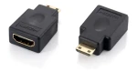 Equip HDMI - Mini HDMI čierna / Redukcia / Full HD 60Hz / pozlátené konektory (118914)