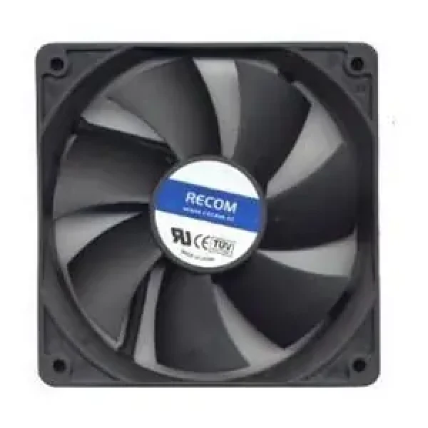 RECOM RC-8025B čierna / Ventilátor / 80 mm / Blower (1340104)