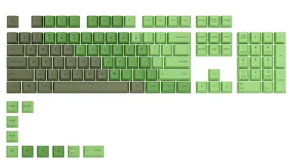 Glorious vymeniteľné klávesy GPBT US Olive / 114 ks / US layout / Cherry MX(+) (GLO-KC-GPBT-O)
