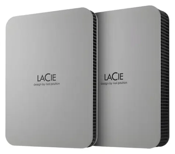LaCie Mobile Drive Secure sivá / Externý HDD / 2 TB / 2.5" / USB-C 3.2 Gen 1 (STLR2000400)