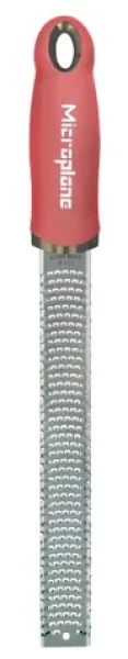 Microplane Premium Classic červeno-ružová / jemné strúhadlo / 32.5 cm / nerezová oceľ (46123)