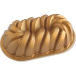 NW Forma na chlebíček 75 let propletená 6 cup zlatá - Nordic Ware - Nordic Ware