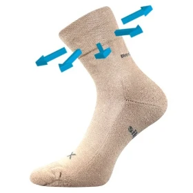 VOXX Enigma Medicínske ponožky VoXX beige 1 pár 35-38 102430