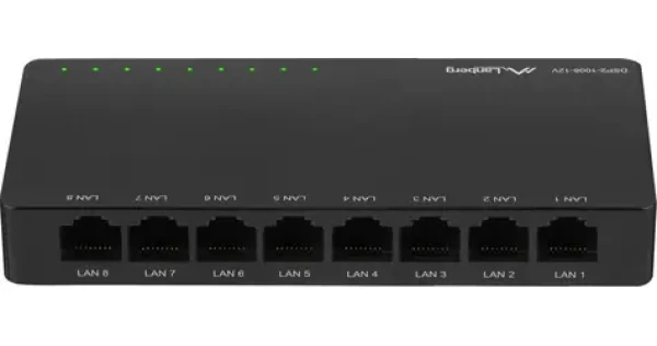 Lanberg DSP2-1008 / Switch / Unmanaged / 8x Gigabit LAN / 12V (DSP2-1008-12V)