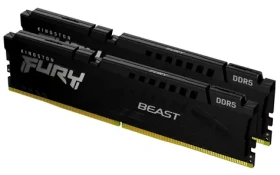 Kingston Fury Beast Black 128GB (2x 64GB) DDR5 5600MHz / CL40 / DIMM / EXPO / XMP / 1.35V (KF556C40BBK2-128)