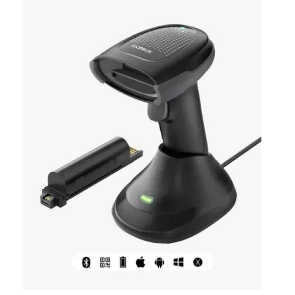 Inateck 170B čierna / Snímač čiarových kódov / 1D a 2D / Bluetooth / Kit USB (N6050_BLACK)