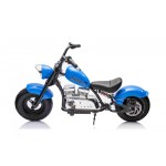 Mamido Detská elektrická motorka Chopper Warrior 36V modrá