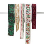 Rifle Paper Co. Vianočná stuha Willowberry – set 5 ks