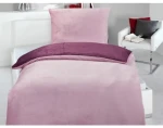 Obliečky Cashmere Touch Wende, ružová/černicová%