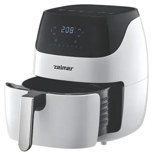 Zelmer ZAF5501W biela / Teplovzdušná fritéza / 1500W / 5 l / 8 programov (ZAF5501W)
