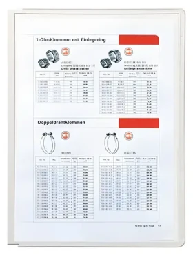 Durable Sherpa Panel A4 sivá / Prehľadová doska / Polypropylén / rám (560610)