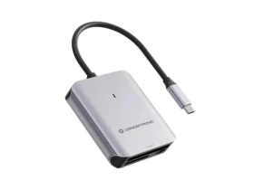 Conceptronic šedá / Čítačka pamäťových kariet / USB-C 3.2 Gen 2 / SD / microSD / CFast 2.0 / 10 Gbps (BIAN09G)