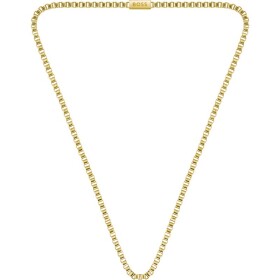 Hugo Boss Nadčasová pozlátená retiazka Chain for him 1580291