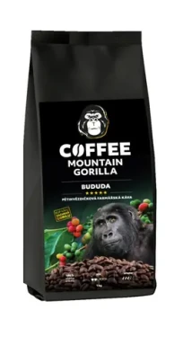 Mountain Gorilla Cofee Bududa 1 kg / Zrnková káva / 100% Arabica / Vákuové balenie (8594188350061)