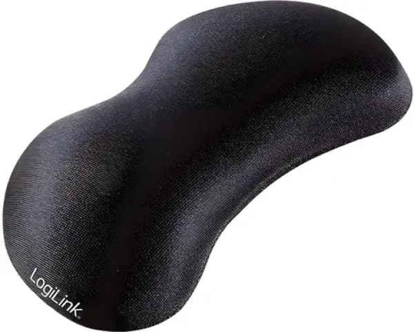 Gélová podložka pod zápästie čierna / Podložka pod zápästie / Spandex, silikón / 140 x 55 x 25 mm / 100 g (ID0136)