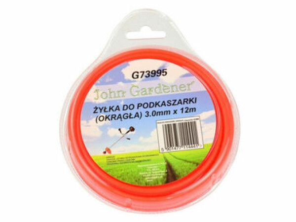 GEKO Struna do kosačky 3.0mm 12m / okrúhly profil / nylon (G73995)