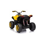 Mamido Detská elektrická štvorkolka Fast Wheel 4x4 žltá