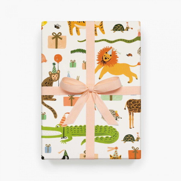 Rifle Paper Co. Baliaci papier Party Animals - 3 listy