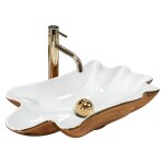 REA - Umývadlo na dosku Infinity White Gold REA-U3400