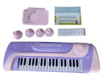 Mamido Mamido Detské elektrické klávesy 37 kláves ružovo-fialové