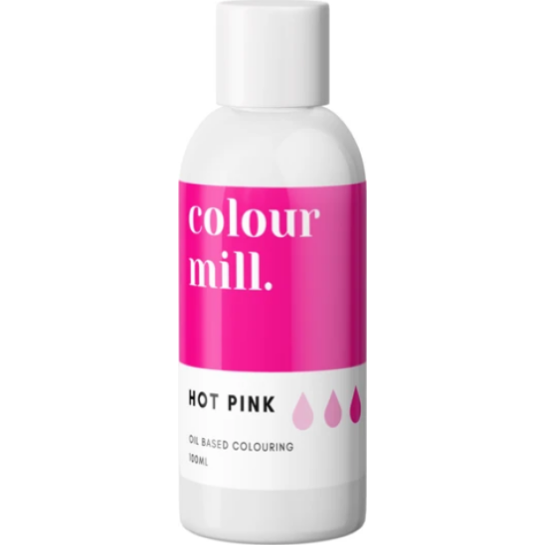 Olejová farba 100 ml vysoko koncentrovaná tmavo ružová - colour mill - colour mill