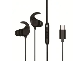 Conceptronic USB-C slúchadlá do uší čierna (BRENDAN05B) / Slúchadlá / S mikrofónom / 16 Ohm / 1,2 m (BRENDAN05B)