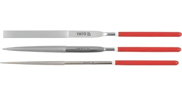 YATO Sada pilníkov ihlových diamantových 3 x 140 mm / Sada pilníkov / 3 ks