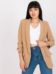 Dámske sako MA-7684 - FPrice XXL smetanová