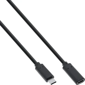 Mercodan predlžovací kábel USB-C 3.0 čierny / Predlžovací kábel / USB-C (M) - USB-C (F) / 0,5 m (509350113)