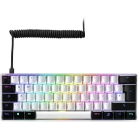 Sharkoon SKILLER SGK50 S4 biela / herná klávesnica / mechanická / drôtová / RGB / Kailh Red spínač / PT (4044951034666)