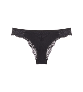 Dámske brazílske nohavičky Peony Florale - BLACK - black 0004 - TRIUMPH BLACK 40