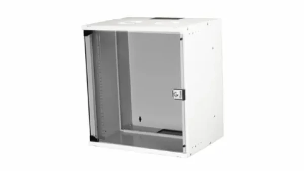 Equip ECO 540x400mm svetlo šedá / Nástenná skriňa / 19" / 12U / Sklenené dvere (EWM-12-5440-G)