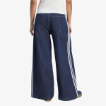 Kalhoty adidas Denim Pleats Wide Leg Indigo Denim 26/32