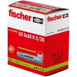 Fischer UX 6 x 50R S/20 univerzálna hmoždinka 50 mm 6 mm 94759 25 ks; 94759