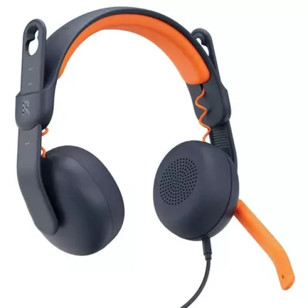Logitech Zone Learn ON EAR modrá / Drôtové slúchadlá s mikrofónom / 3.5 mm jack / 1.3 m (981-001372)