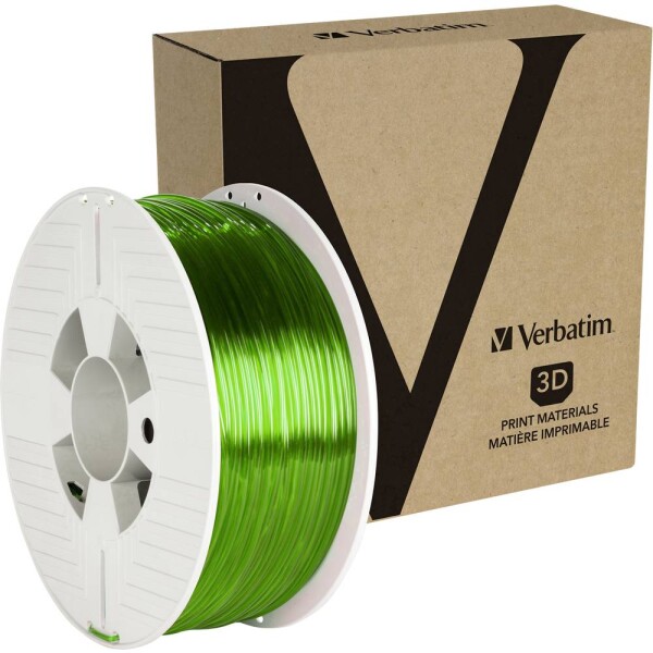 Verbatim 55065 vlákno pre 3D tlačiarne PETG plast 2.85 mm 1 kg zelená (transparentná) 1 ks; 55065