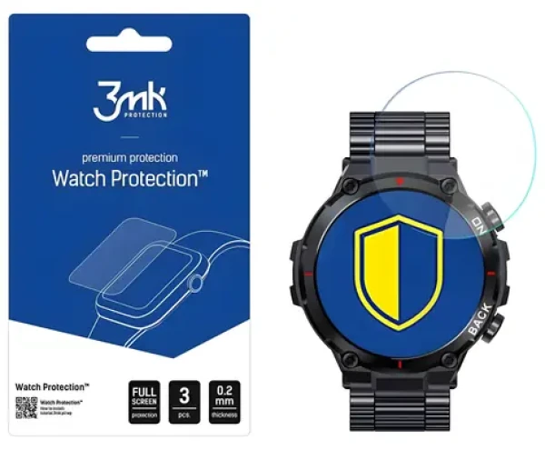 3mk Watch Protection FlexibleGlass pre Gravity GT8-2 / Ochranné sklo / Hybridné / pre chytré hodinky