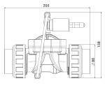 Hydraulický bezpečnostný ventil - Astralpool DN50 41898