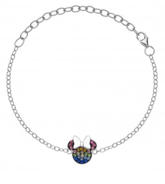 Disney Pôvabný strieborný náramok Minnie Mouse BS00026RML-S