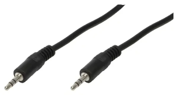LogiLink Audio kábel Jack 3,5 mm - Jack 3,5 mm čierna / Audio kábel / 10 m (CA1053)