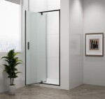 POLYSAN - EASY BLACK otočné sprchové dvere 880-1020, sklo BRICK EL1738B