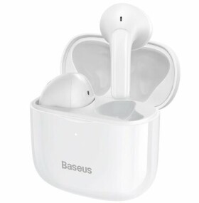 Baseus NGTW080002 Bowie E3 biela / bezdrôtové slúchadlá / mikrofón / IP64 / Bluetooth 5.0 (NGTW080002)