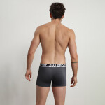 Pánske športové boxerky 3 ks DIM SPORT MICROFIBRE BOXER 3x - DIM SPORT - šedá L
