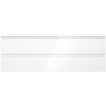 MEXEN/S - Orio kúpeľňová skrinka 140 cm s umývadlom Vela, 2 zásuvky, biela lesk 91A10-14047-2-BFF00-W23M00
