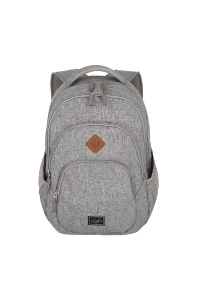 Batoh na notebook Travelite Basics Backpack Melange Light grey